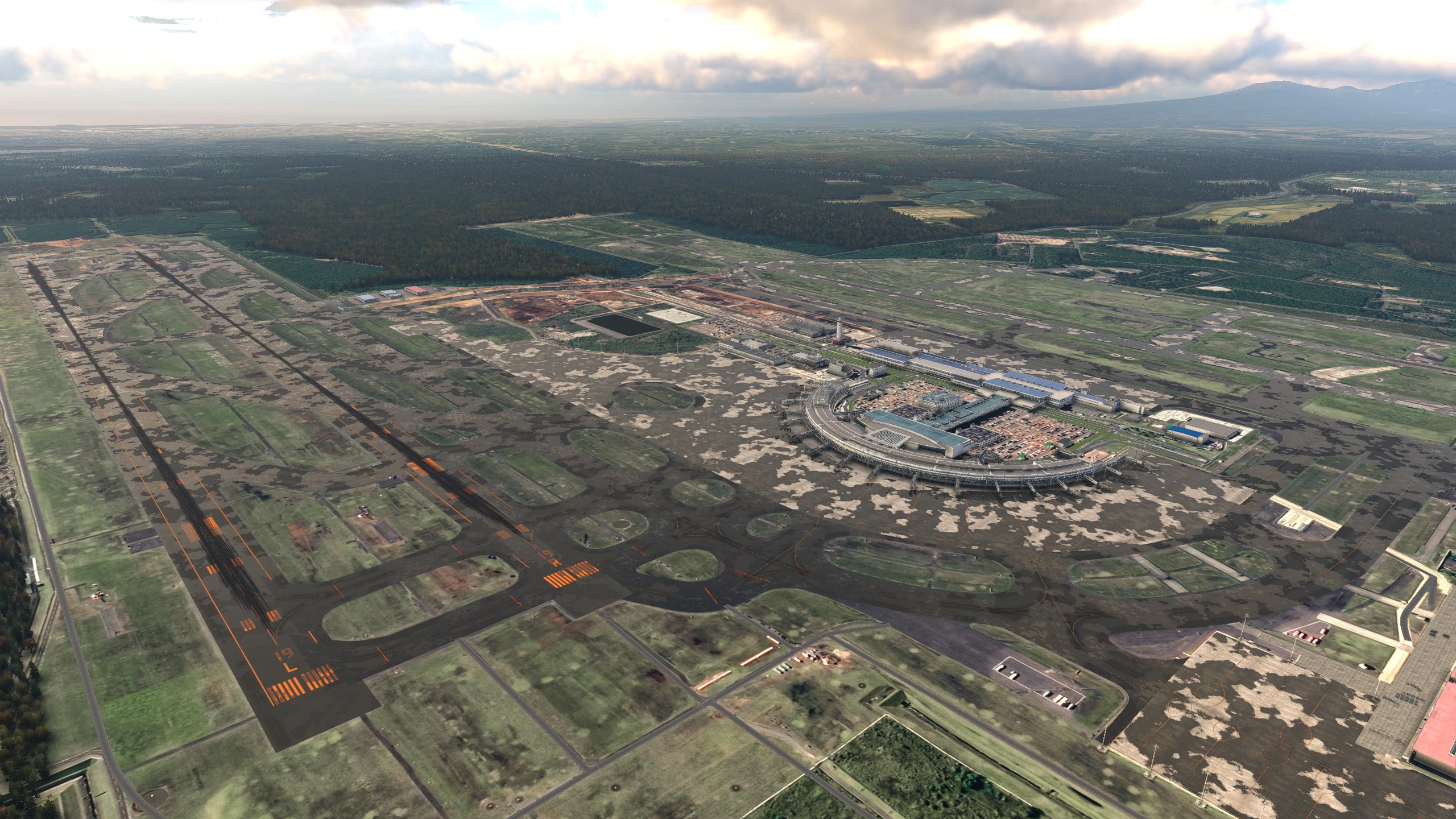 点击放大图片 新千岁机场开发进度一览